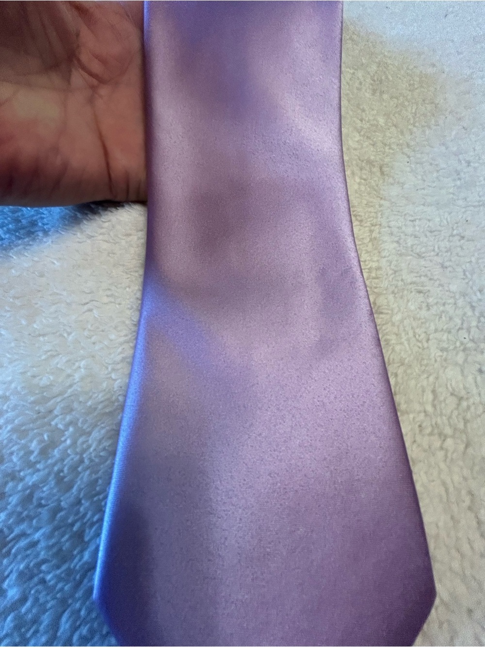 🎁3 for $30 - Lavender Necktie - Classic Solid Style